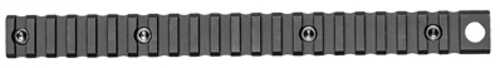 Arisaka Defense Rail Slider Picatinny Rail M-lok 6 Slot Fits M-lok Integrated Qd Mount Anodized Finish Black Rs-rail-6m