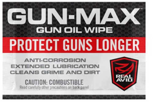 Real Avid Gun-Max Oil Wipes 25 Per Pkg