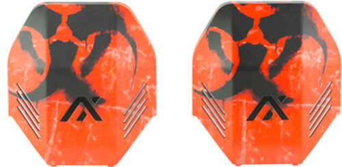 AXIL MX Plate Fits MX Pro/Electronic/Passive Earmuffs Biohazard Red MX-PLT-BIO