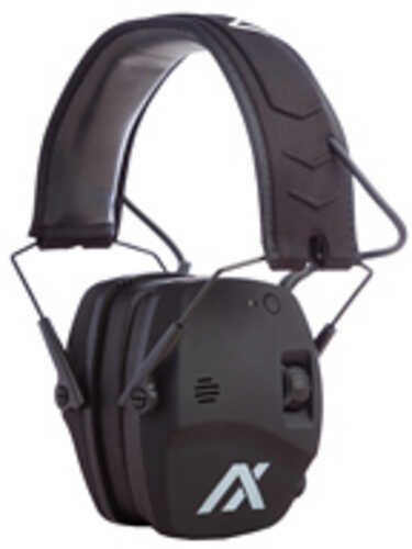 AXIL TRACKR Blu Bluetooth Tactical Earmuff Matte Finish Black 2 AAA Batteries Included TRACKRBT-B