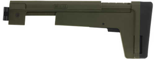 B5 Systems AK Stock Mounts to the Factory Folding Trunnion Via the 4.5mm Pin Matte Finish Olive Drab Green AKM-1494