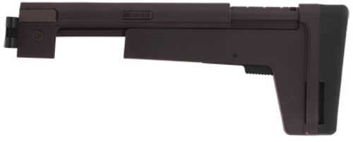 B5 Systems AK Stock Mounts to the Factory Folding Trunnion Via the 4.5mm Pin Matte Finish Plum AKM-1496