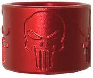 Backup Tactical Skull X Pistol Thread Protector Red Finish 1/2 x 28 RH SKULLX-RED