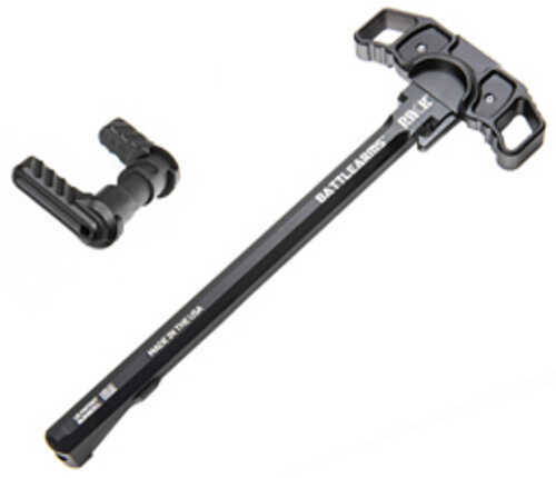 Battle Arms Development Rack Charging Handle BAD ASS PRO Safety Matte Finish Black Ambidextrous Fits AR-15 AMBI-KIT-1