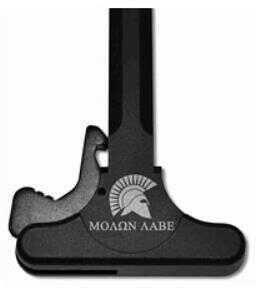 Bastion Charging Handle Black Fits AR-15 Molon Labe BASCH-BW-SMOLON