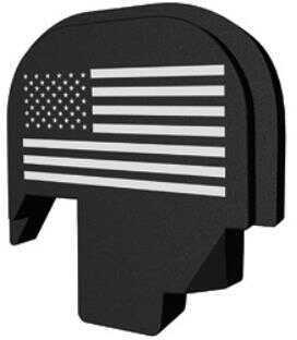 Bastion Slide Back Plate American Flag Black and White Fits S&W M&P Shield 9/40 BASMPS-SLD-BW-USAFLG