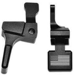 Bastion American Flag Short Magazine Release Black and White Fits Ruger® 10/22® BASRGR1022-SHRT-USAFLG