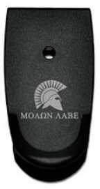 Bastion Magazine Base Plate Molon Labe Black and White Fits M&P Shield 9/40 BASSWSH-S40-BW-SMOLON