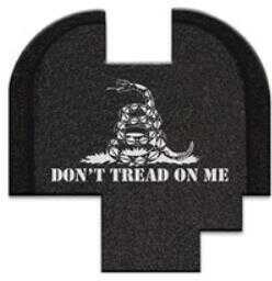 Bastion Don't Tread On Me Slide Back Plate Black and White Fits Springfield XDS BASXD-SLD-BW-75DTOM