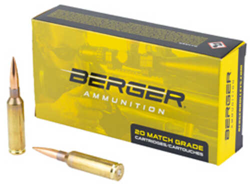 Berger Bullets Long Range Hybrid Target 6MM Creedmoor 109 Grain 20 Rounds per Box 65-20030