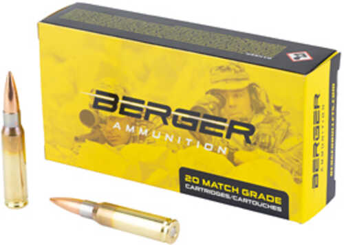 Berger Bullets Juggernaut OTM Tactical Rifle 308 Winchester 185 Grain Open Tip Match 20 Rounds per Box 65-60050
