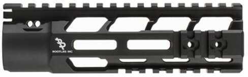 Bootleg PicLok Handguard with KMR Mounting Hardware Extruded 6061 Aluminum Mil Spec Anodizing Fits AR Rifles 7" Bla