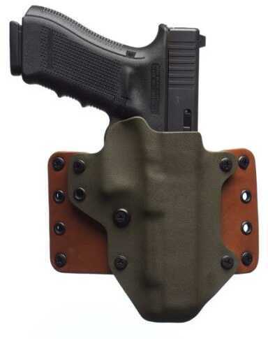 Black Point Tactical Leather Wing OWB Holster Fits S&W M&P Right Hand Kydex & with 1.75" Belt Loops 15 Deg
