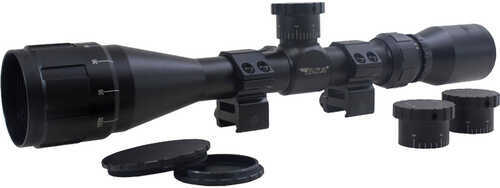 BSA Optics Sweet Rifle Scope 4-12X40mm Plex Reticle 1" Main Tube 1/4 MOA Matte Finish Black Includes 3 Ballistic Turrent