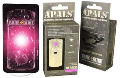 Brite-Strike APALS All Purpose Adhesive Light Strips 10 Crush-Proof Pink APALS10-Pin