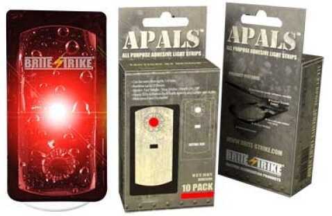 Brite-Strike APALS All Purpose Adhesive Light Strips 10 Crush-Proof Red APALS10-Red