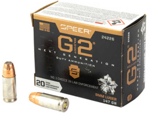 9mm Luger 147 Grain Gold Dot Hollow Point 20 Rounds Speer Ammunition