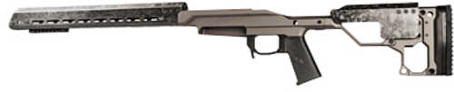 Christensen Arms Modern Precision Rifle Chassis Tungsten Cerakote Fits Remington 700 Short Action 14" M-lok Forend 810-0