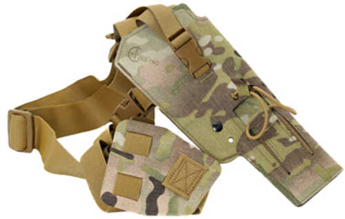 Cole-TAC Varmint Wrangler Chest Holster Fits Most 22LR Suppressor Host (Ruger MK Series/M&P22/Buckmark/TX22) with Suppre
