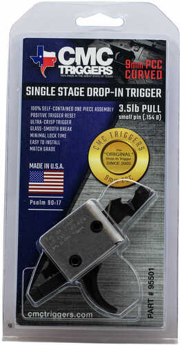 CMC Triggers 95501 PCC Single Stage Curved Bow AR-15/AR-10