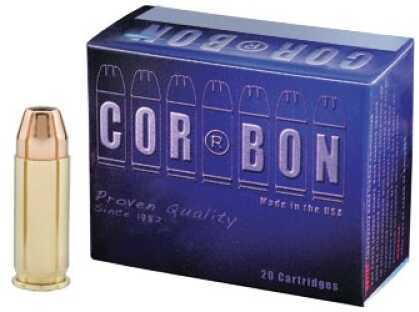 38 Super Automatic 125 Grain Hollow Point 20 Rounds Corbon Ammunition