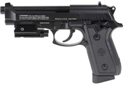 Crosman P1 Air Pistol .177 BB 400 Feet Per Second Steel Material Black CO2 Powered Full or Semi-auto Blowback Fixed Blad