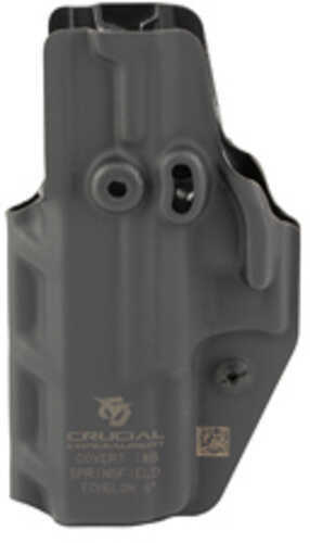 Crucial Concealment Covert IWB Holster Ambidextrous Kydex Black Fits Springfield Echelon 4.0C 1459
