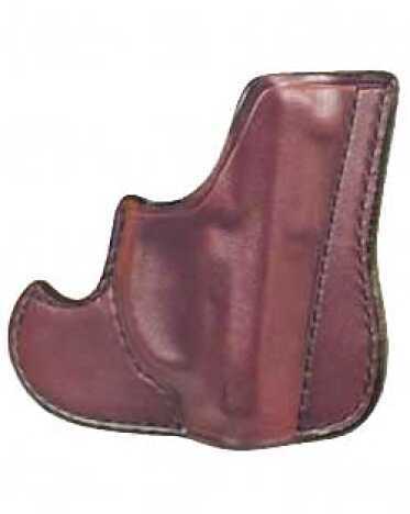 Don Hume 001 Front Pocket Holster Fits Taurus 85 S&W J Frame Ambidextrous Brown Leather J100100R