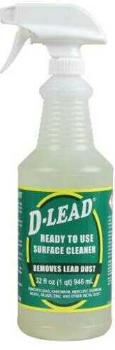 D-Lead Liquid Ready to Use Surface Cleaner 12-32 Ounce Bottles w/Sprayer per Case Low Residue and Phosphate Free Can Be