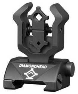 AR-15 DiamondHEAD Rear Flip Up Combat Sight