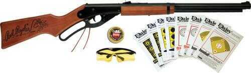 Daisy Red Ryder Fun Kit BB 350 Feet Per Second 10.75" Barrel Black Color Wood Stock 650Rd Capacity 994938-803