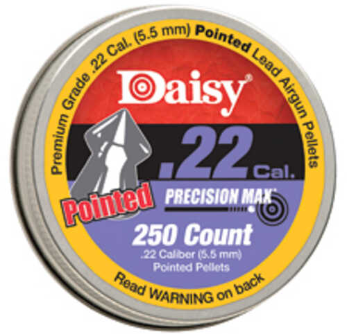 Daisy PrecisionMax Pointed .22 Cal Tin 250 per Tin 997922-512