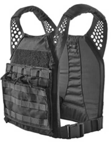 Eagle Industries ACTIVE SHOOTER RESPONSE PLATE CARRIER W/ REMOVABLE FRONT FLAPS BLACK R-PC-ASR-RFF-W/P/D-MS-5BK