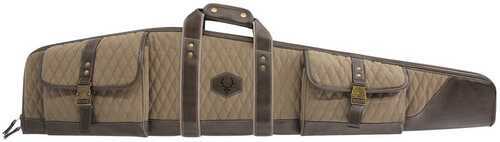 Evolution Outdoor President Series Rifle Case Fits Most Rifles Up to 46" Cotton Duck Canvas and Brown Fleece Lining Cons