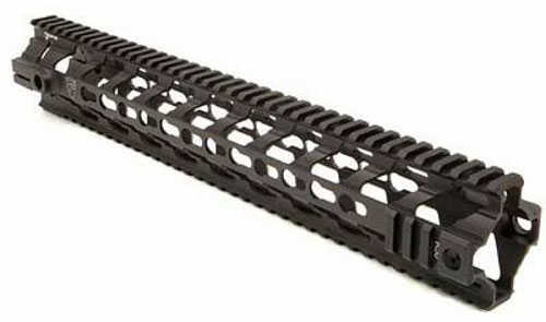 Fortis Manufacturing Inc. Rev Free Float Rail System 12" Continuous Picatinny Top KeyMod at The 3 And 9 Oclock
