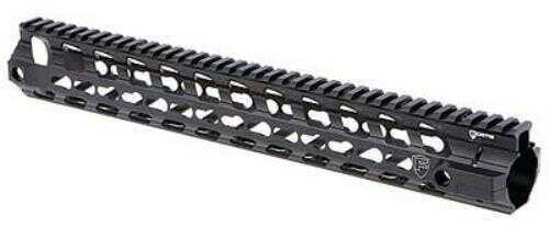 Fortis Manufacturing Inc. REV II Free Float Rail System 9" Continuous Picatinny Top MLOK at 3/6/9 Oclock Black Ano