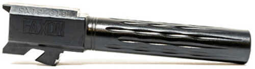 Faxon Firearms Match Series Flame Fluted 1:10 Twist Barrel 9MM Fits Glock 19 Gen 2-5/19X/45 Nitride Finish Black GB910N1
