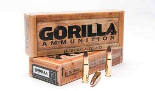 300 AAC Blackout 120 Grain Round Nose 20 Rounds GORILLA Ammunition