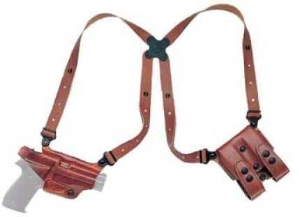 Galco MC224 Miami Classic Shoulder System Fits Glock 17/19/22/23/26/27/31/32/33/34/35 Steerhide Tan