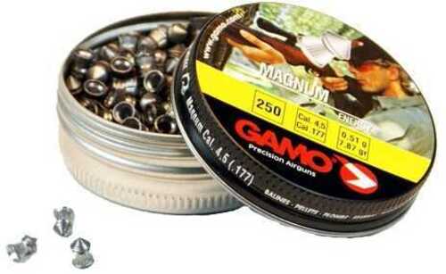 Gamo Magnum Spire Point Double Ring .177 Pellet Pointed Nose Tin 250 Count 6320224bt54