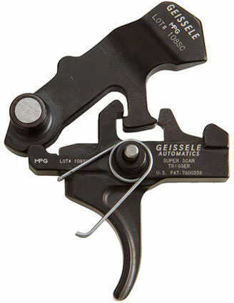 Geissele Automatics 05-157 Super Scar M4 Curved AR Style Mil-Spec Steel Black Oxide 4 Lbs