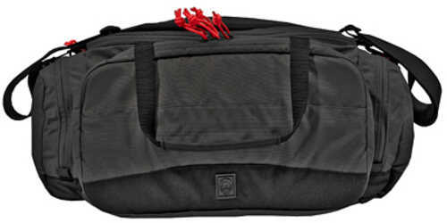 Grey Ghost Gear Range Bag Black W/Red Zipper PULLS