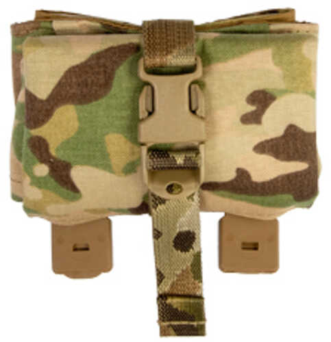 Grey Ghost Gear Roll-Up Dump Pouch MOLLE Compatible Laminated Nylon Construction Matte Finish MultiCam