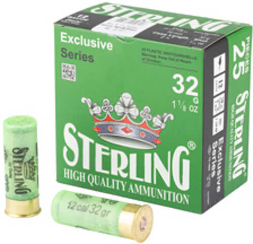 Sterling Exclusive Series 12 Gauge 2.75" #6 1 1/8 oz Shot Shell 25 Round Box 8698779950828
