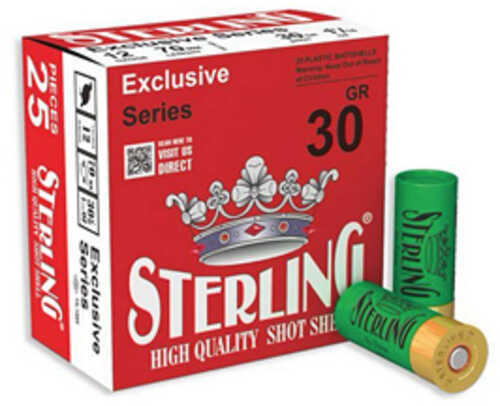 Sterling Exclusive Series 12 Gauge 2.75" #8 1 1/8 oz Shot Shell 25 Round Box 8698779950842