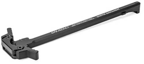 Griffin Armament SN-ACH 10 AR-10 Charging Handle Ambidextrous Forward-Facing Gas Vent Anodized Finish Black SNACH10R3