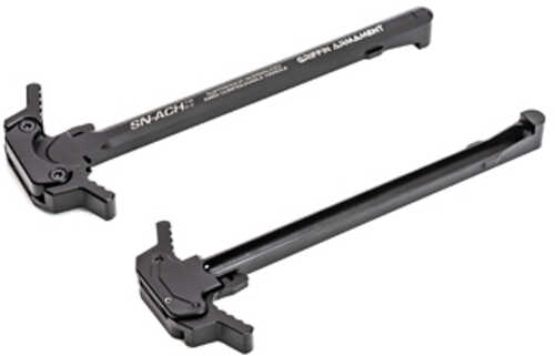 Griffin Armament SN-ACH 15 AR-15 Charging Handle Ambidextrous Forward-Facing Gas Vent Anodized Finish Black SNACH15R3