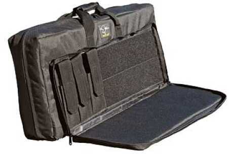 Galati Gear Dbl Gun Discreet Rfl Cs Black Nylon 38" X 13" Padded Shoulder Strap Removable Magazine Pouch 4 Securit