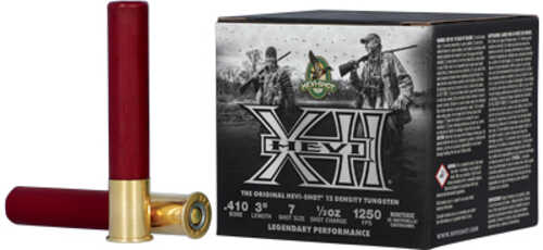 HEVI-Shot Hevi-XXI 410 Bore 3" Chamber #7 Shot Tungsten Pellets 25 Round Box HS54107