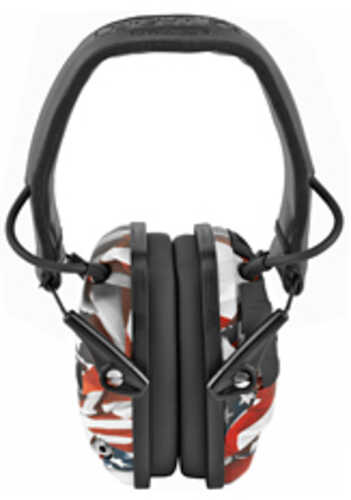 Howard Leight Impact Sport Electronic Earmuff Folding One Nation One Flag Finish R-02530